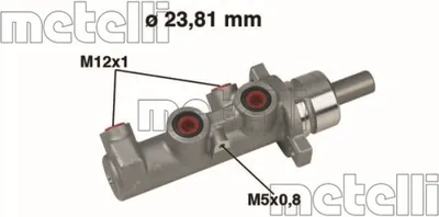 Produktbild von METELLI 05-0317 Bremszylinder Hauptbremszylinder für FIAT STILO (192) Idea (350) STILO Multi Wagon (192) Stilo Kasten / Kombi (192) für LANCIA MUSA