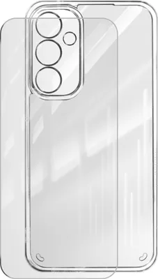 Produktbild von Vmax, Hybrid-Hülle Samsung Galaxy S23 FE + 9H Glas-Schutzfolie, Transparent