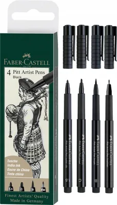 Zdjęcie produktu dla Faber-Castell 167153, 4 kol., Czarny, Czarny, Okrągły, 1 szt.