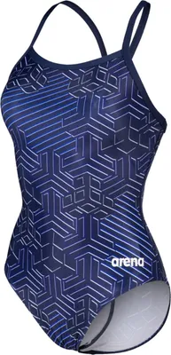 Produktbild von arena Kikko Pro Performance Badeanzug Damen Lightdrop Back, Farbe:Blau, Größe:38