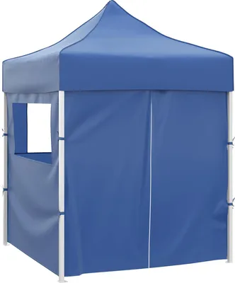 Produktbild von vidaXL Party-Zelt Blau 200 x 200 x 315 cm Oxford-Stoff
