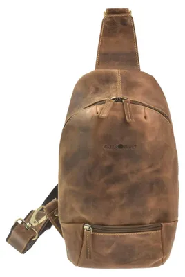 Produktbild von Greenburry Leder Umhängetasche CrossOver Bag III BodyBag Eingurtrucksack Vintage 1612A-25