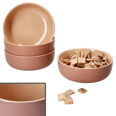 Produktbild von Ritzenhoff 4x Jasper Schale Ø14,5cm Puder 360ml Steingut 4 Pers. Müslischüssel