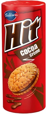Zdjęcie produktu dla Bahlsen Hit Cocoa Creme podwójne herbatniki z kremem kakaowym 134g