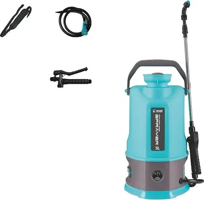 Obrázok produktu pre Elektrický postrekovač, nastaviteľný prietok, všestranné použitie, 5 l