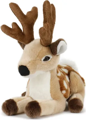 Produktbild von Plüschtier Rehbock 28 cm, liegend Stofftiere Kuscheltiere Reh Hirsch Waldtiere Böcke