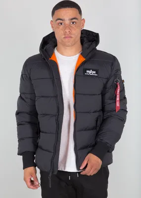 Produktbild von ALPHA INDUSTRIES HOODED PUFFER ALPHA FD Herren Winter Bomberjacke