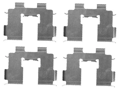 Produktbild von BOSCH 1 987 474 452 Zubehörsatz Scheibenbremsbelag Hinten für HYUNDAI SANTA FÉ II (CM) SANTA FÉ I (SM) SANTA FÉ II Kasten/SUV (CM)