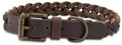 Produktbild von Handgefertigtes Hundehalsband aus Leder, 42-51 cm