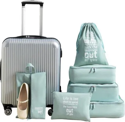 Produktbild von Famanu Gepäckorganizer Set 6 - 6-teilig, verschiedene Größen