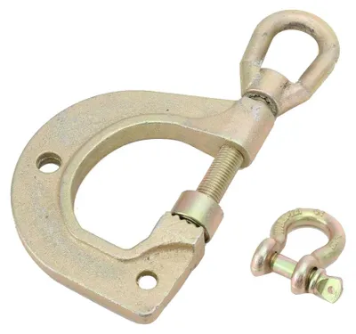 Productafbeelding van Dellenzieherklem, stalen constructie, 3 ton directe trekkracht, 1 ton zijwaartse druk, 10 cm openingsbreedte, 2,8 kg gewicht