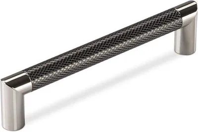 Productafbeelding van Meubelgreep Boorgatafstand 160 mm in Brons en Chroom - Stijlvol Design