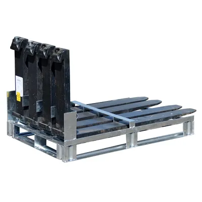 Produktbild von Bauer Gabelzinkenpalette GZP 4, feuerverzinkt