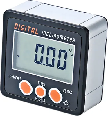 Produktbild von Digitaler Neigungsmesser 0-360 ° Elektronischer Winkelmesser Aluminiumlegierungsgehäuse Digitales Kegelrad-Winkelmessgerät Magnetfuß