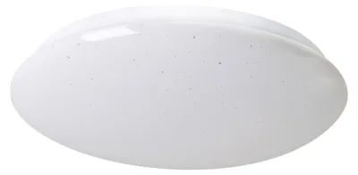 Produktbild von Deckenleuchten - LED Deckenleuchte "TEMPE" mit Kristalleffekt und Bewegungsmelder, Deckenlampe im Functional Style, aus Metall und Kunststoff in weiß, 6,5 cm hoch, Ø 28 cm, inkl. LED – Bewegungssensor – mit Kristalleffekt