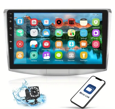 Obrázek produktu pro Android autorádio s 10palcovým dotykovým displejem, navigací, couvací kamerou a funkcí Mirror Link, s Wi-Fi