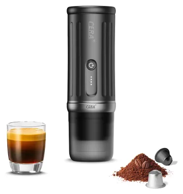 Tragbare Espressomaschine, 20 bar, 13500 mAh, 8 Tassen, selbstheizend