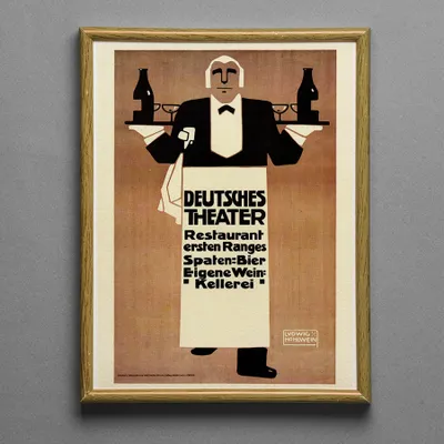 Produktbild von Bild Poster - Theaterrestaurant Deutschland - A4 (21 cm x 29,7 cm)
