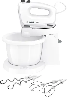 Immagine prodotto di Bosch MFQ2600X Frullatore Sbattitore con Base Bianco 400 W