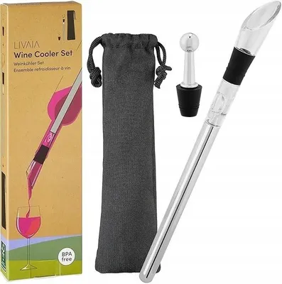 Produktbild von LIVAIA Weinkühler 3-in-1 Flaschenkühler mit Ausgießer