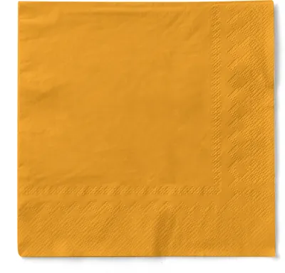 Produktbild von Sovie HOME Serviette Curry/Orange aus Tissue 33 x 33 cm, 3-lagig, 20 Stück