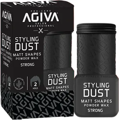 Produktbild von Agiva Styling Hair Powder Wax Strong - Black