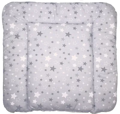 Produktbild von Baby Wickelauflage 70 x 70 cm Wickeltischauflage Auflage für Wickeltisch 26. Star Dunkel