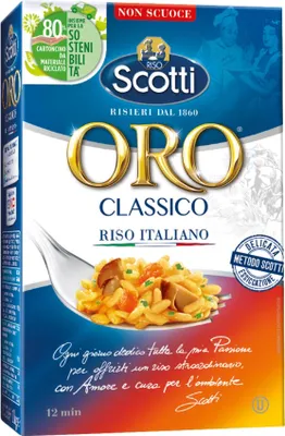 Produktbild von Riso scotti ORO Classico 1kg italienisch reis Parboiled