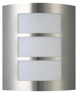 Image de EGLO Applique murale d'extérieur City 60 W argent 88139