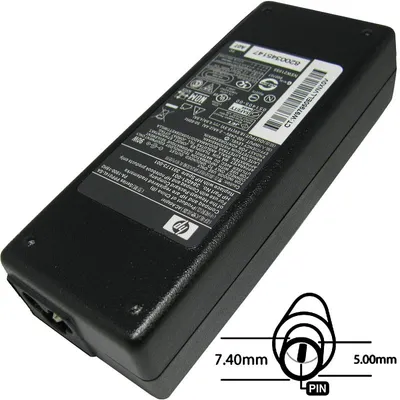 Imagen del producto de Adaptador de corriente de 90W, 18,5V, con conector de 7.4x5.0, original de HP