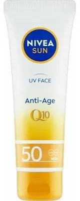 Zdjęcie produktu dla Nivea Sun UV Face Q10 Przeciwstarzeniowy krem przeciwsoneczny SPF50 50ml