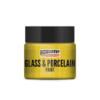 Produktbild von PENTART Glas- und Porzellanfarbe, 30 ml, Gold