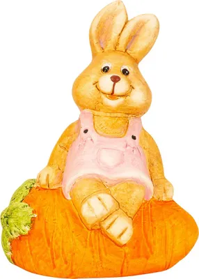 Produktbild von Mel-O-Design 9582 Hase sitzend auf Karotte Mädchen