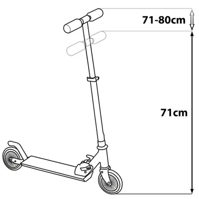 Image de Lilo & Stitch Trottinette à 2 roues Pliable, antidérapante & sûre pour les enfants