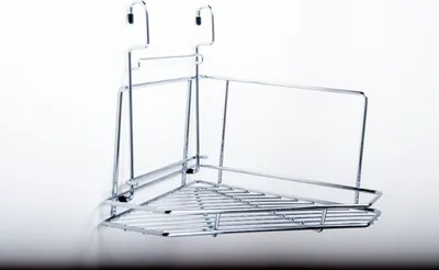 Produktbild von Wesco Relingsystem Eckregal rechts und links Chrom Küchenreling
