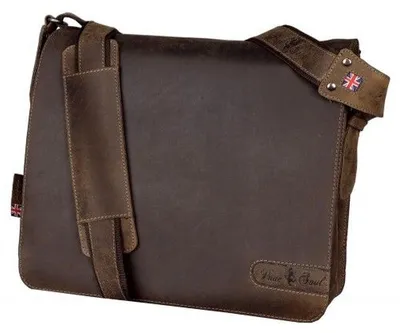 Produktbild von Pride & Soul Notebooktasche BEN 47138 37x33x14cm Echtleder braun