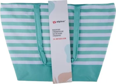 Immagine prodotto di Borsa Da Spiaggia Per La Piscina Borsa Grande Per La Spesa E Asciugamani Turquoise Alpina