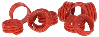 Spiralring 20 mm rot, Kunststoff, 100 Stück