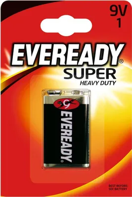 Immagine prodotto di Eveready SHD carbon zinc e-block (9V) 1 pezzo | confezione (1 pezzo)