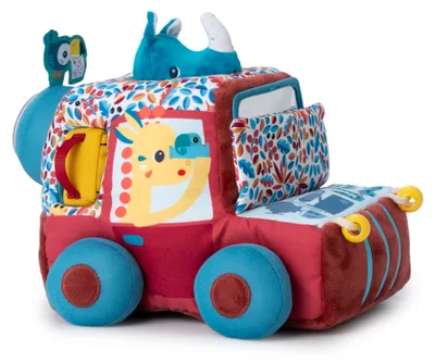 Image de Lilliputiens Voiture safari Jack le lion - jouet sensoriel pour jeunes enfants