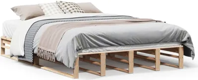 Obrázok produktu pre vidaXL Posteľ z masívu bez matraca 135x190 cm borovicové drevo
