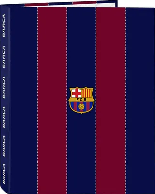 Immagine prodotto di Raccoglitore ad anelli F.C. Barcelona rosso blu navy A4 26,5 x 33 x 4 cm