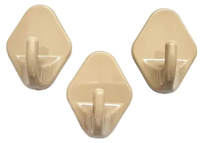 Produktbild von Rautenhaken 3er beige