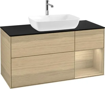 Produktbild von Villeroy & Boch F832PCPC Waschbeckenunterschrank Finion F83