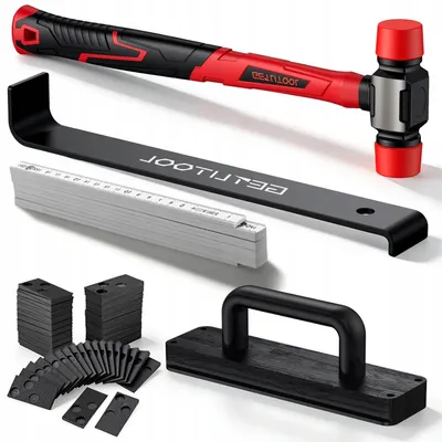Produktbild von Element 5-in-1 Laminatboden-Verlegeset mit Fiberglas-Hammer