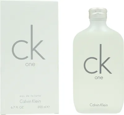 Productafbeelding van Unisex parfum CK One van Calvin Klein, EDT (Eau de Toilette), 200 ml