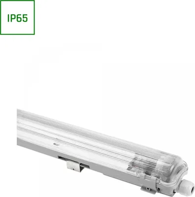 Productafbeelding van Vochtbestendige armatuur van 60 cm, geschikt voor 1 LED-buis, IP65-bescherming