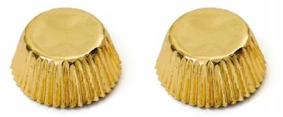 Produktbild von Decora Metallisierte Cupcake-Förmchen Gold 5 cm 10 Stück
