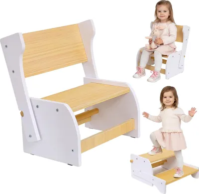 Produktbild von Trittleiter, wandelbares Design, hohe Tragfähigkeit, WEISS