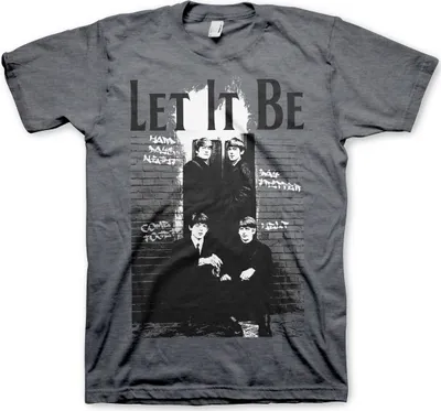 Produktbild von Beatles - Let It Be T-Shirt - Small - Dark-Heather
